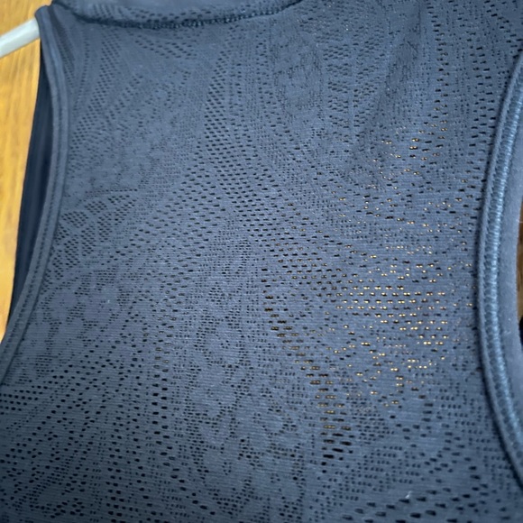 Athleta Shanti Lace Crop Tank - Picture 3 of 9